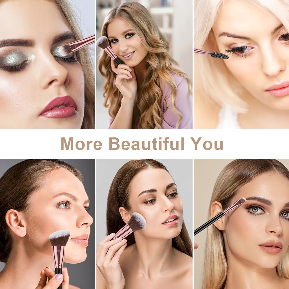 Brush Set Makeup, 15 Piece Professional Brush Set