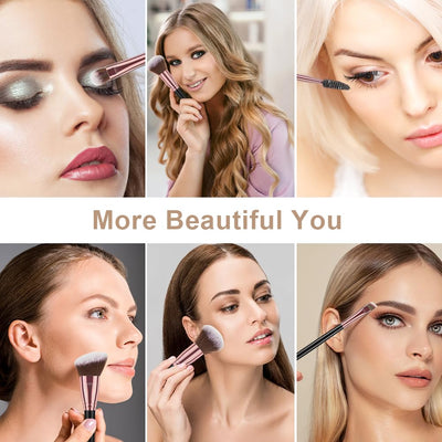 Brush Set Makeup, 15 Piece Professional Brush Set