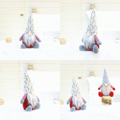 Gnome Christmas decoration, 2 pieces Handmade Christmas gnomes