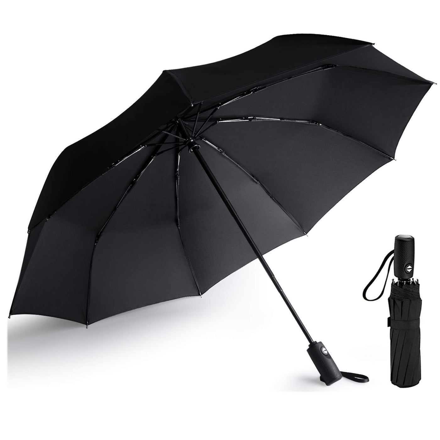 Regenschirm Stormproof Travel Windproof Automatisch zu öffnender/schließender Taschenschirm