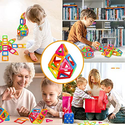 Magnetische Bauklötze, Magnete Kinderspielzeug mit Zahlenblöcken und Sack, magnetische Bauklötze