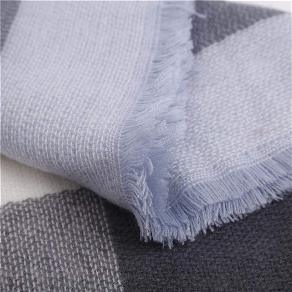 écharpe écharpe tricotée épaisse écharpe foulard à carreaux poncho