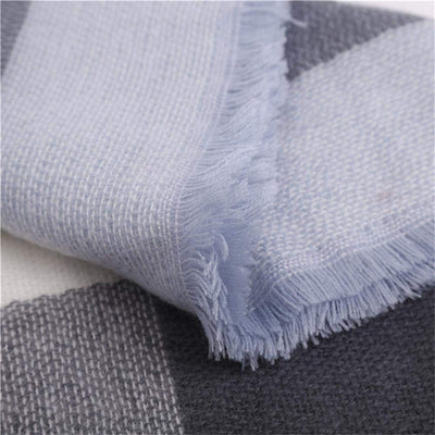 écharpe écharpe tricotée épaisse écharpe foulard à carreaux poncho