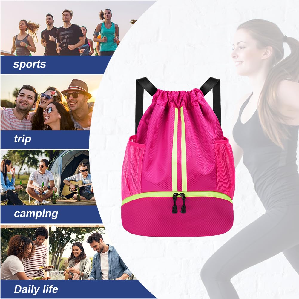 Fashion sports backpacks, gym bag, large capacity drawstring sports bag