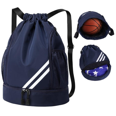 Sac à dos de sport à la mode, sac de gymnastique, sac de sport à cordon de serrage de grande capacité