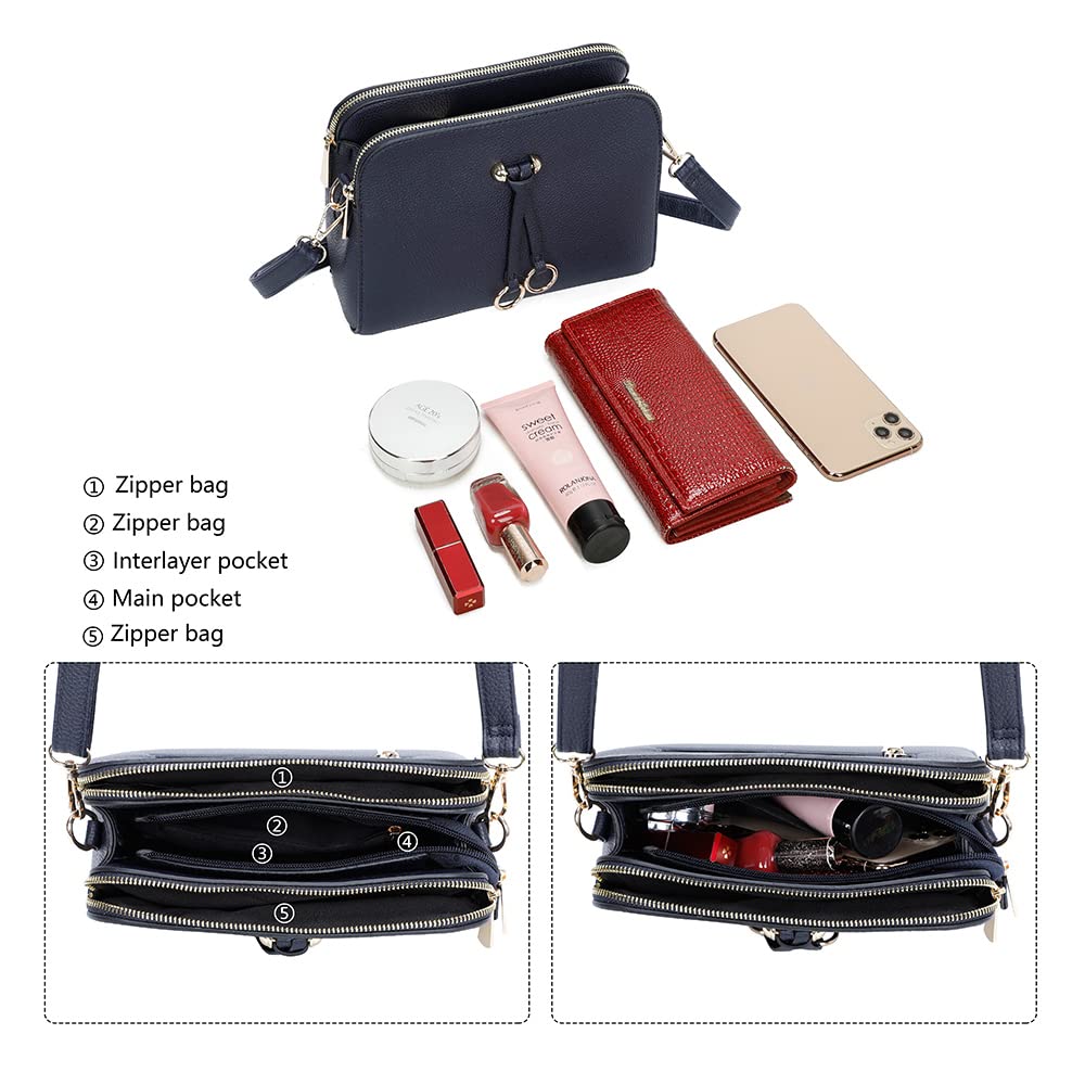 PU Leather Solid Shoulder Bag