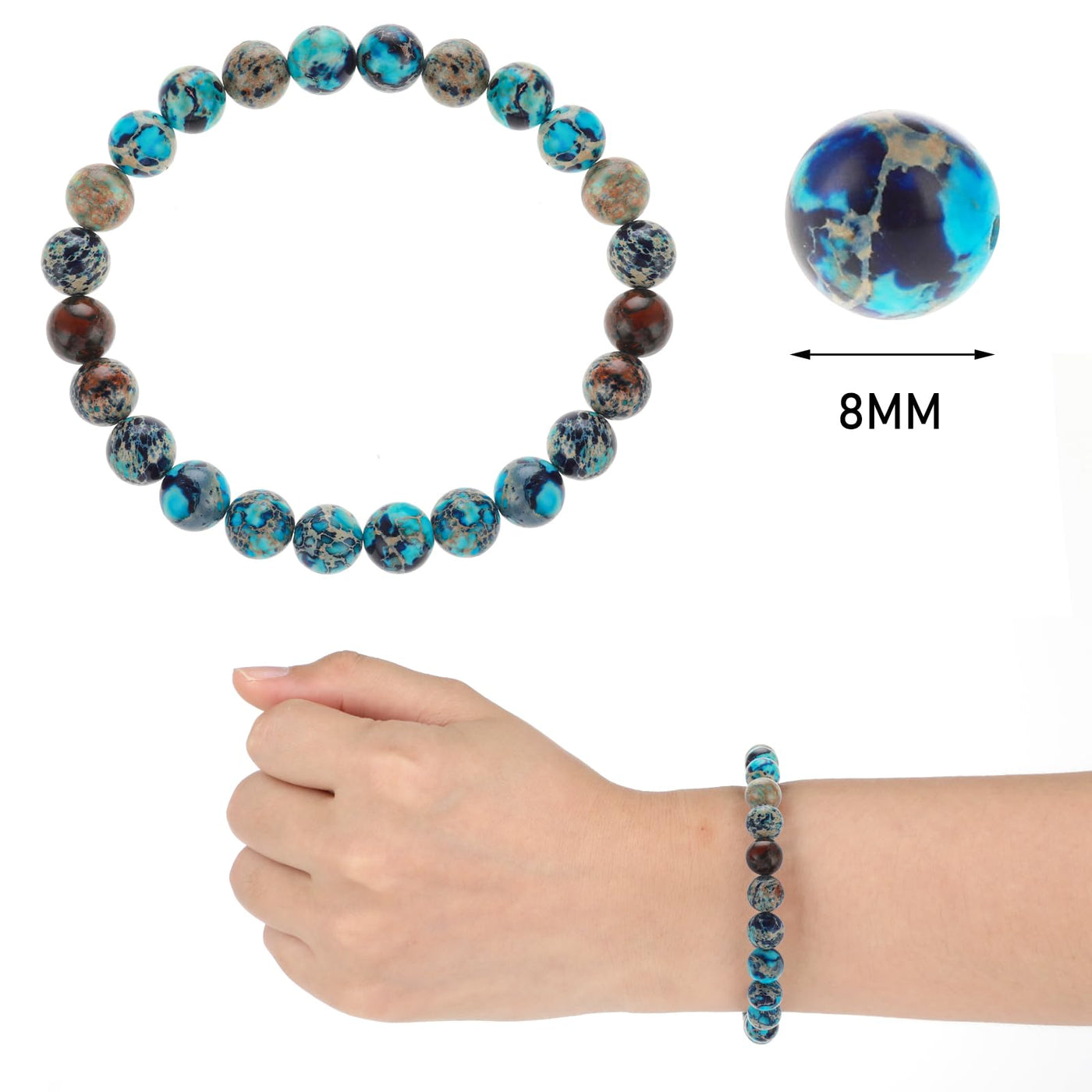 Bracelets en perles de pierre naturelle avec vos propres mains