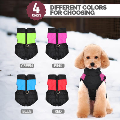 Vêtements d'hiver Chauds pour Chiens de Compagnie Petits Imperméables