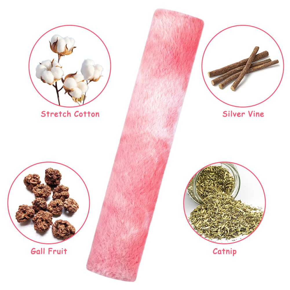 Jouet Pour Chat à L'Herbe à Chat 3 Pièces, Ensemble de jouets Pour Chat, Coussin Pour Chat avec Coussin de Valériane pour Chats à l'Herbe à Chat Coussin Câlin En Peluche, Jouet Apaisant Doux Et Moelleux pour Animaux de Compagnie