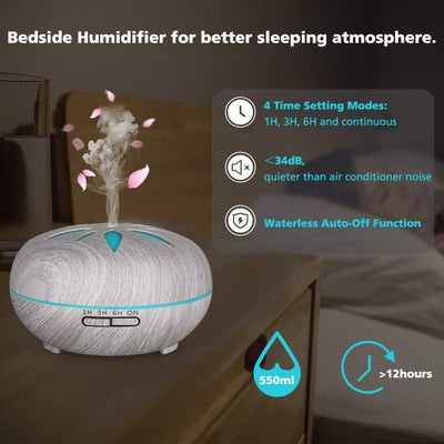 Aroma Diffuser Humidifier with Timer