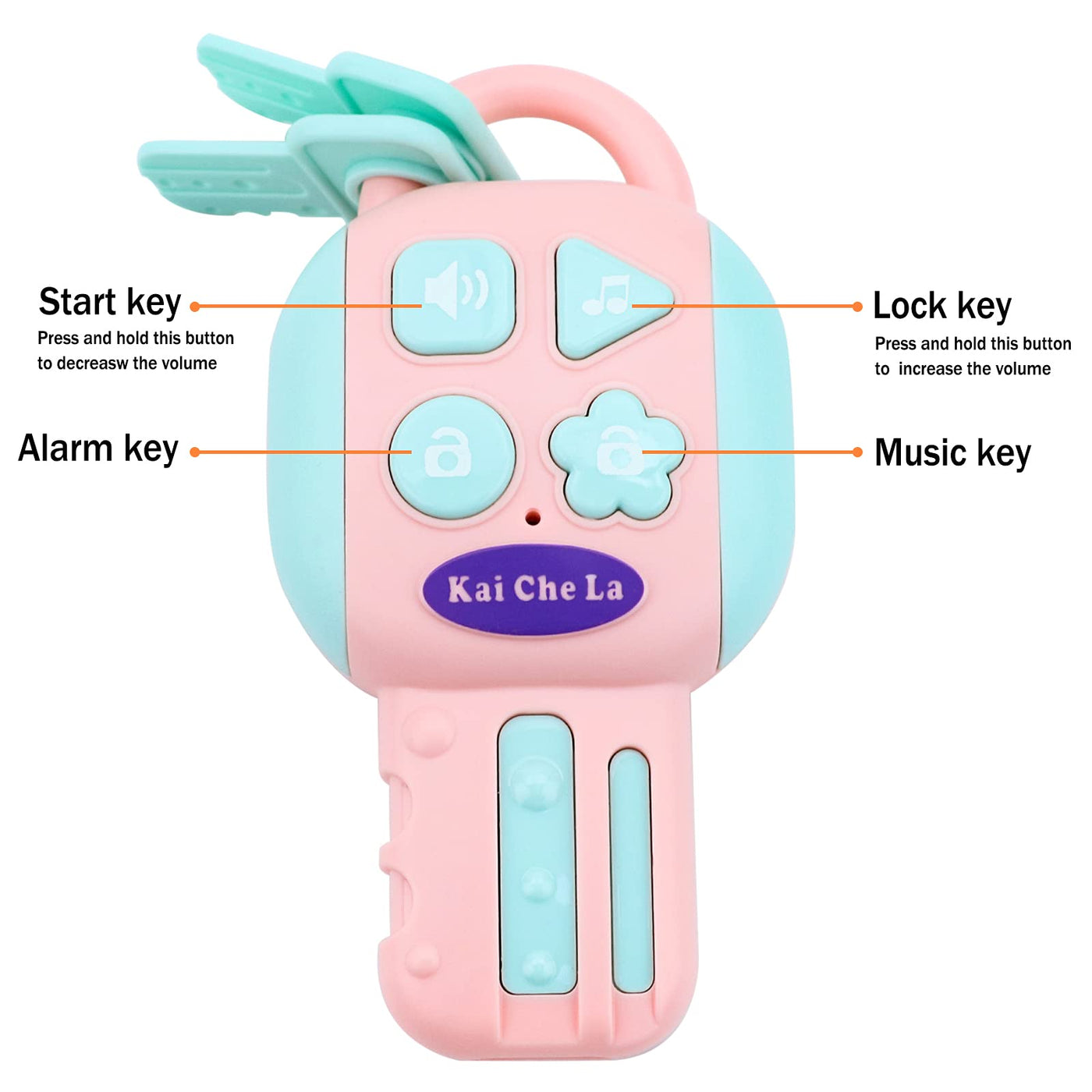 Steering wheel toy Copilot for children Rotation simulation for playing in the car with sound and music Toy for driving a car