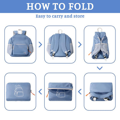 Sac à dos, Sac à dos de randonnée Ultraléger 17L, Sac à dos de Voyage étanche, Sac à dos pour la Randonnée, les Voyages, le cyclisme et l'escalade