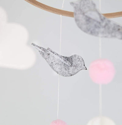 Mobiles Baby-Windspiel, mobile Babybett-Glocke Holz
