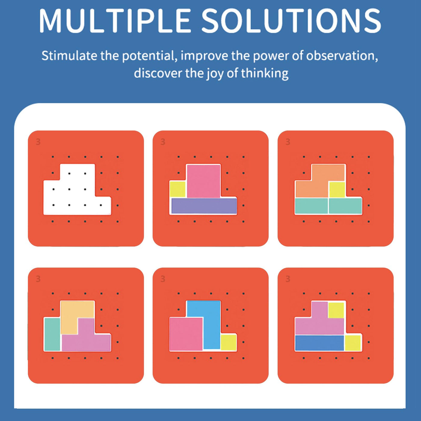 Tetris Duel Game,Puzzle en bois Tetris Tangram,Jeux de concentration pour enfants