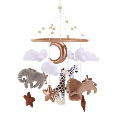 Mobile baby bed mobile baby pendant, wooden mobile baby wind chime