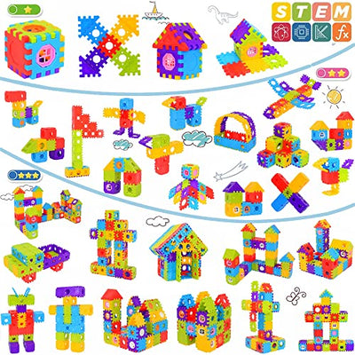 Building blocks for toddlers and children 160-piece toy building sets - Interlocking building blocks