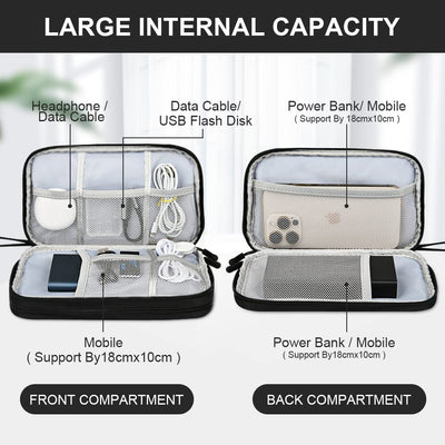 Cable bag, electronic bag, hard drive bag，electronics bag organizer