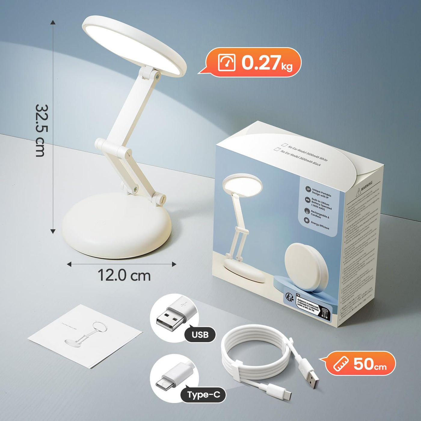 Foldable & Portable Desk Lamp