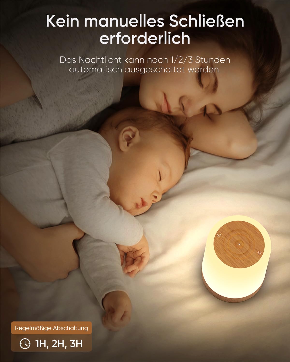 Lampe de Chevet LED Tactile Dimmable