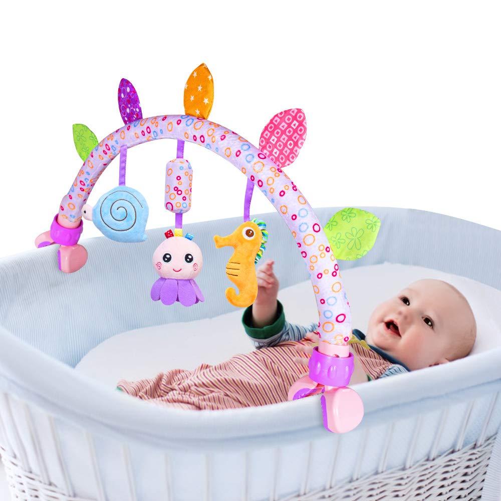 Jouets de voyage pour bébés et enfants en bas âge, poussettes et landaus, jouets d'activité pour le développement à l'intérieur et à l'extérieur.