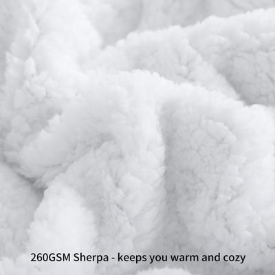 Thick cuddly blanket Fluffy - living blanket made of high-quality Sherpa fleece, Soft Soft Blanket