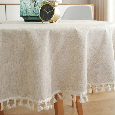 Tablecloth Cotton Linen Tablecloth Suitable for Home