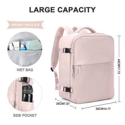 Sac à dos de voyage pour bagage à main d'avion sac à dos pour bagage à main d'avion ordinateur portable étanche