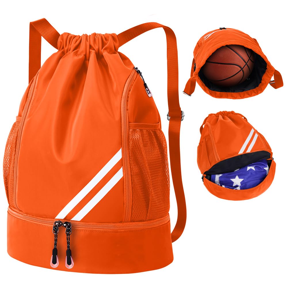 Fashion sports backpacks, gym bag, large capacity drawstring sports bag