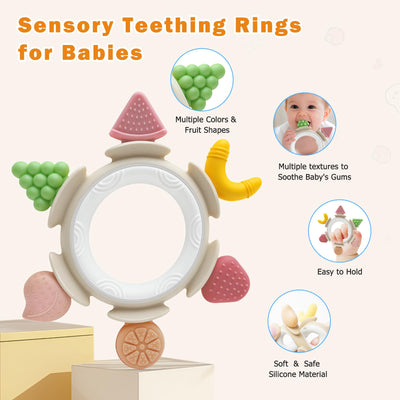 Sensorische Beißring Spielzeug Babys