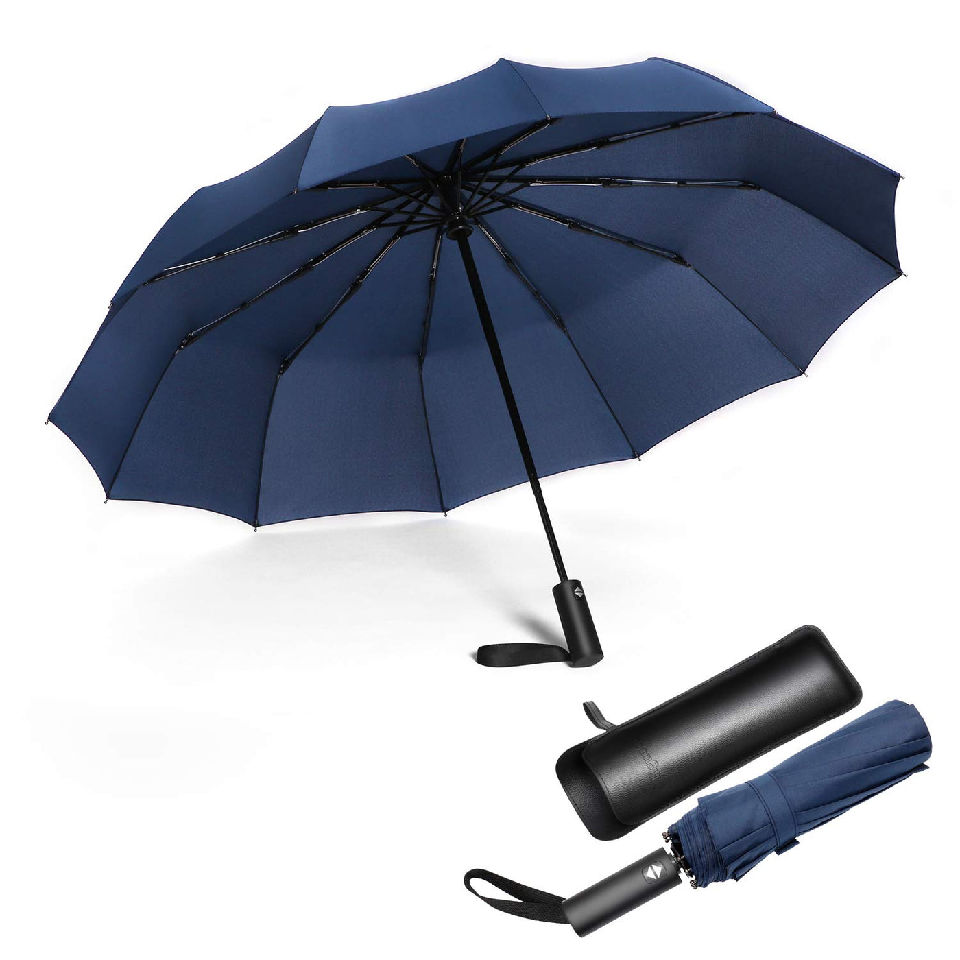 Umbrella, compact strong windproof automatic umbrellas, folding lightweight