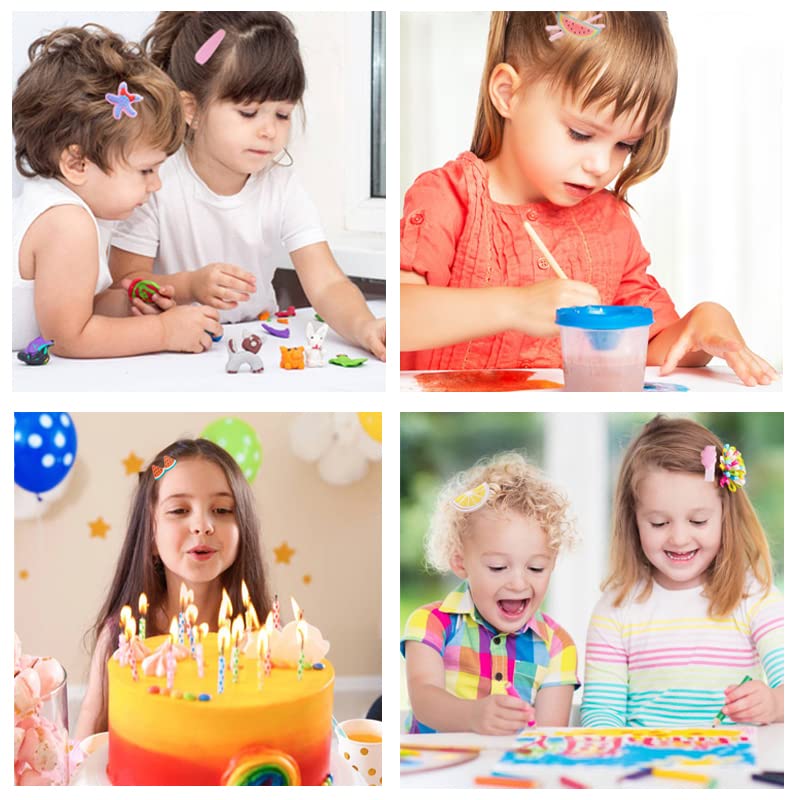 28 Stück niedliche Haarspangen, modisches Haarschmuck-Haarspangen-Set, rutschfeste Metall-Druckknöpfe