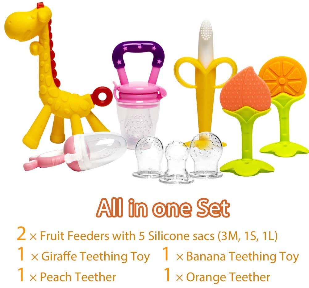 Beißring für Babys 6 Stück Beißring Spielzeug