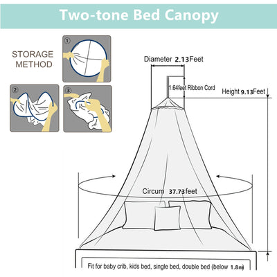 Moustiquaire de lit en dentelle avec lumières chaudes