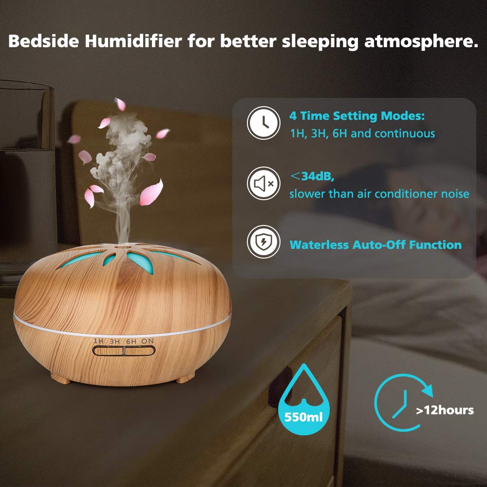 Aroma Diffuser Humidifier with Timer
