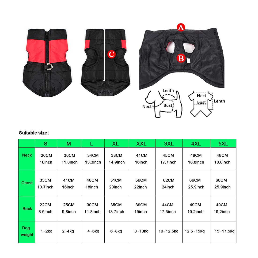 Winter Warm Pet Dog Clothes Small Waterproof
