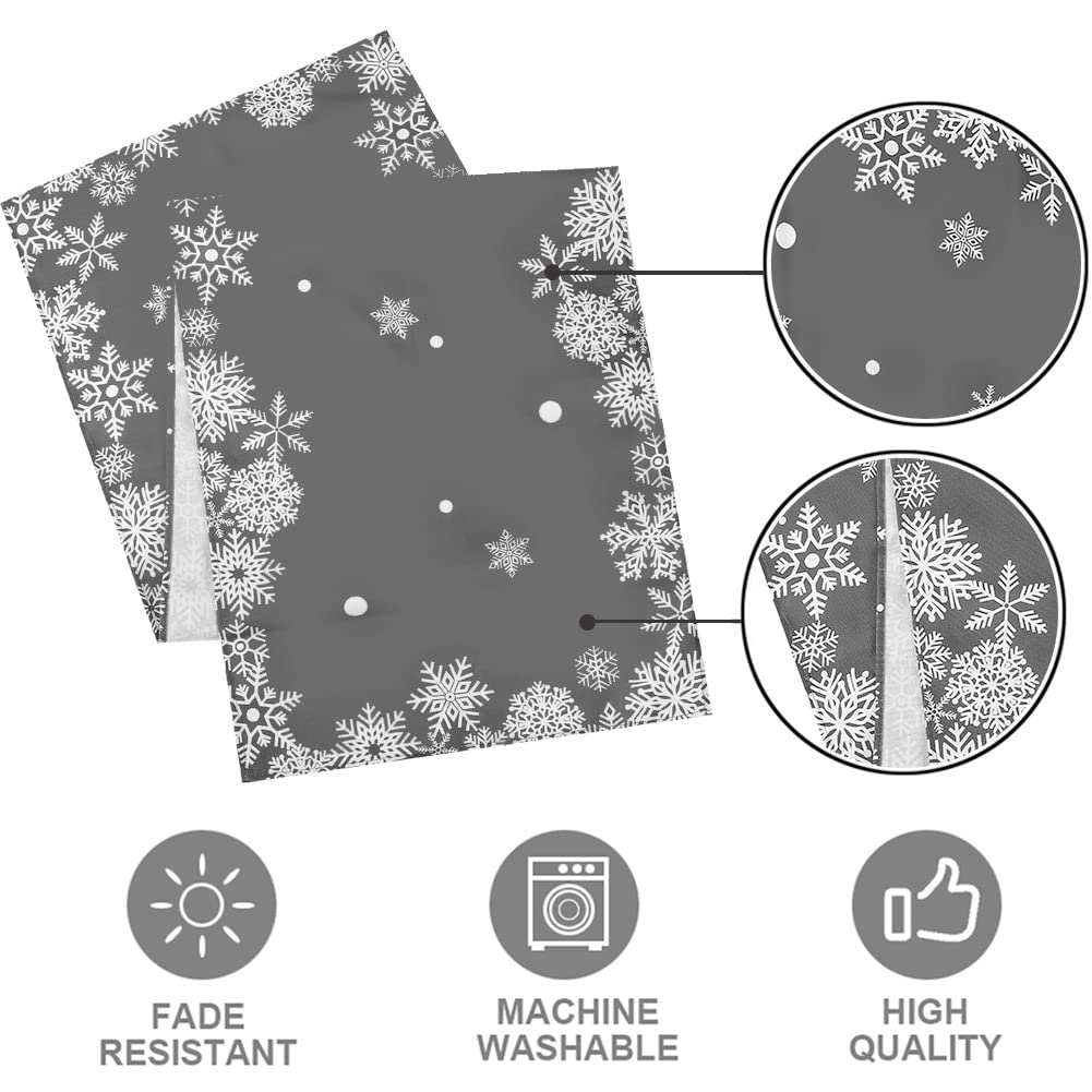 Christmas table runner modern Christmas table runner, snowflake table runner