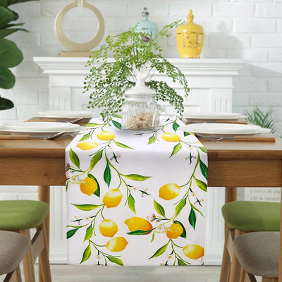 Chemin de table aspect lin Chemin de table lavable