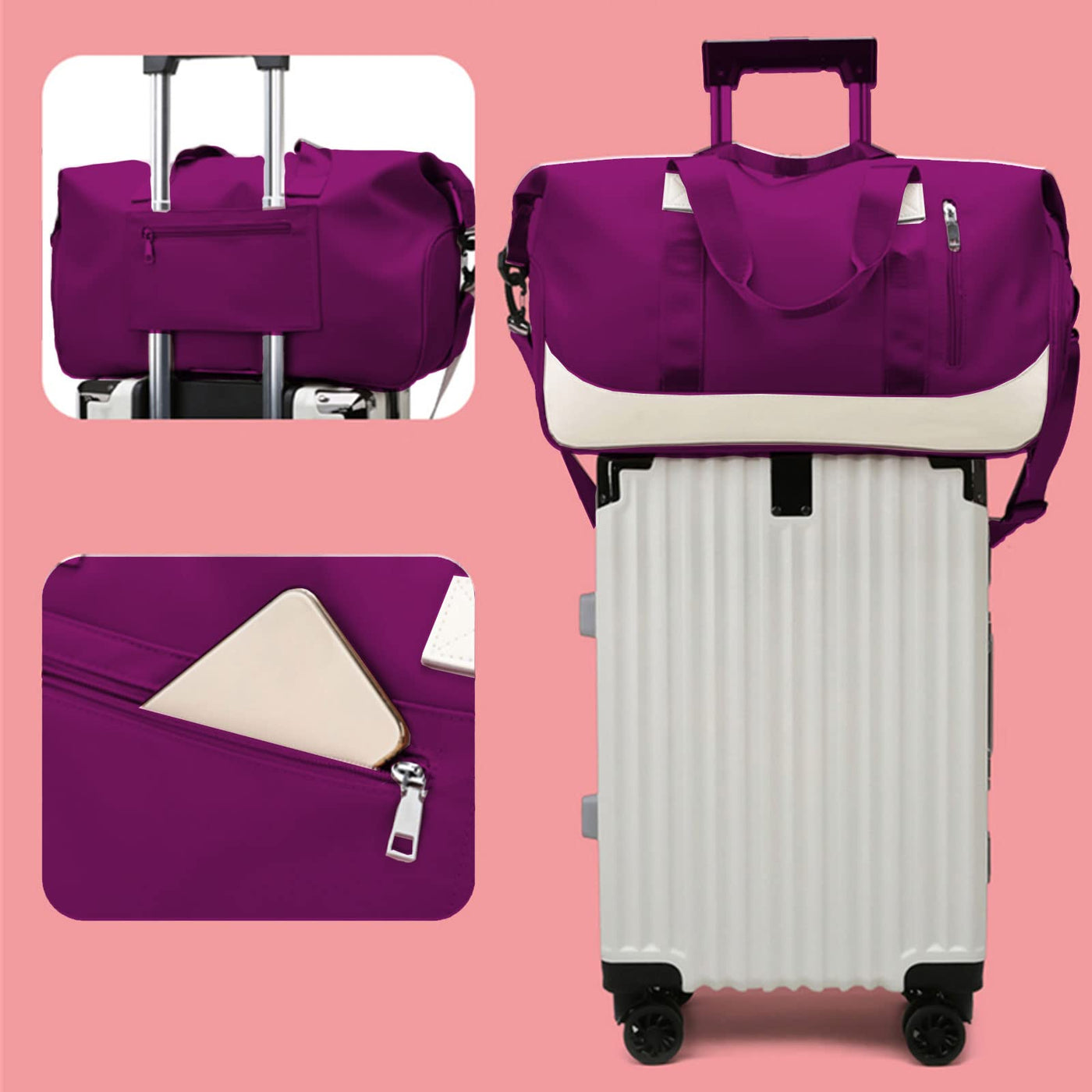 Sporttasche Reisetasche mit Schuhfach und Nassfach