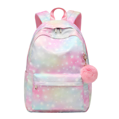 Kids School Backpack, Cute School Bags with Pretty Pendant