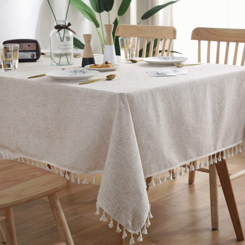 Tablecloth Cotton Linen Tablecloth Suitable for Home