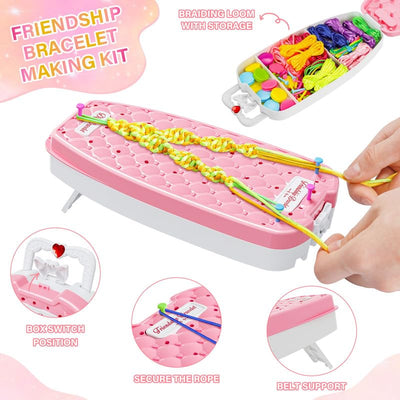 Friendship bracelet making kit,Arts & Crafts,DIY bracelet making kit,Toy gift