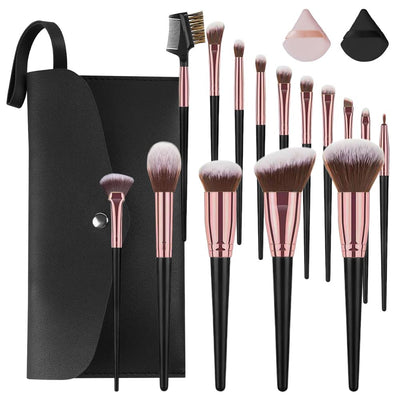 Brush Set Makeup, 15 Piece Professional Brush Set