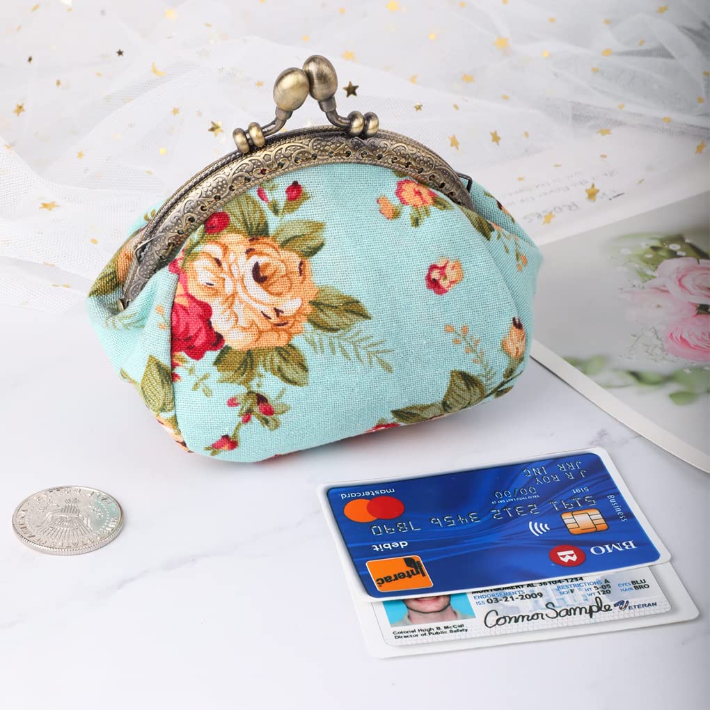 Porte-monnaie floral Porte-monnaie Retro Bag