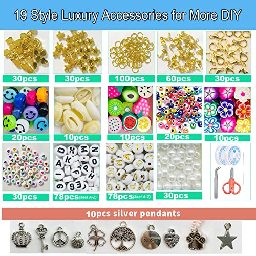 Beads for threading, 30000 pieces of glass beads to make your own bracelets for jewelry making