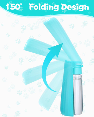 Portable Pet Drinking Bottle, foldable Design