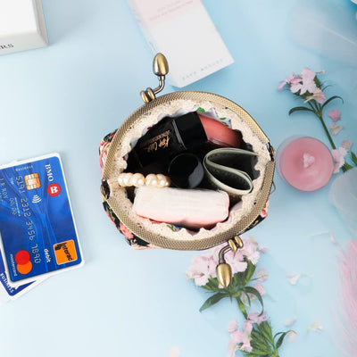 Porte-monnaie floral Porte-monnaie Retro Bag