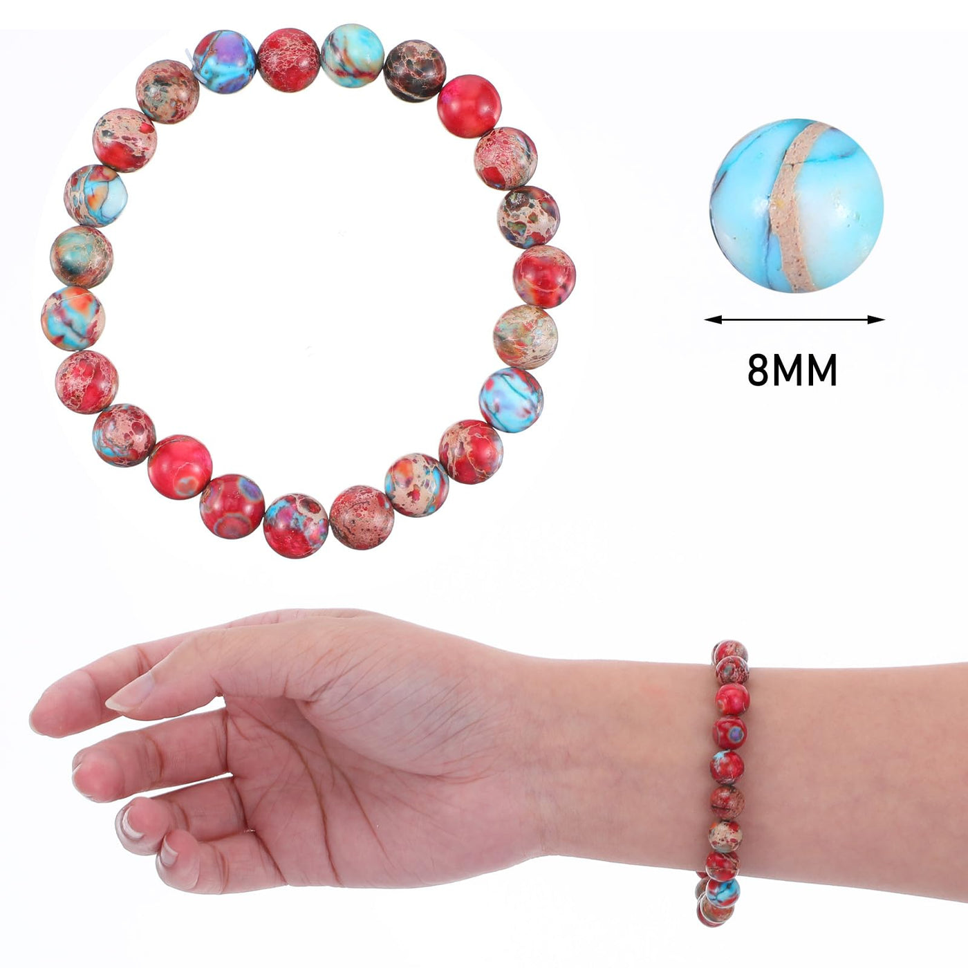 Armbänder aus Natursteinperlen mit eigenen Händen