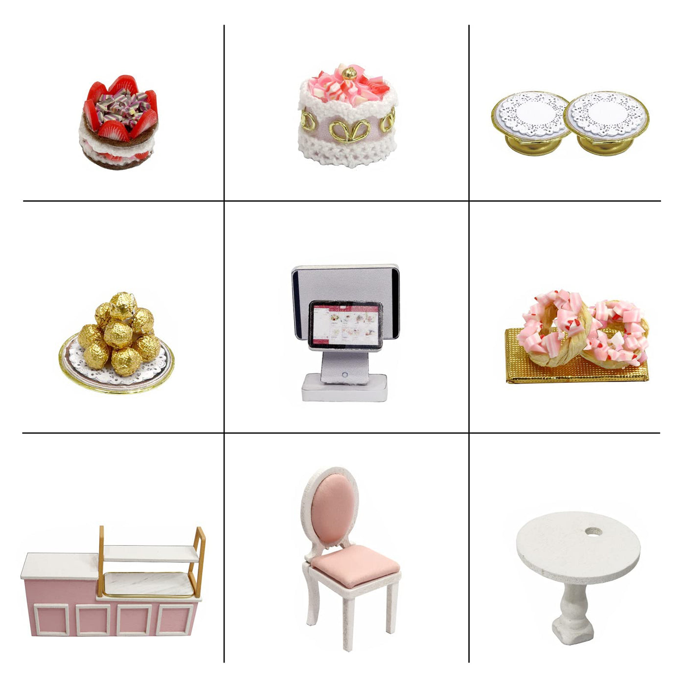 Kit de Maison de Poupée Maison Miniature BRICOLAGE Maison de Poupée Miniature avec Meubles Kit de Maquette de Maison Miniature