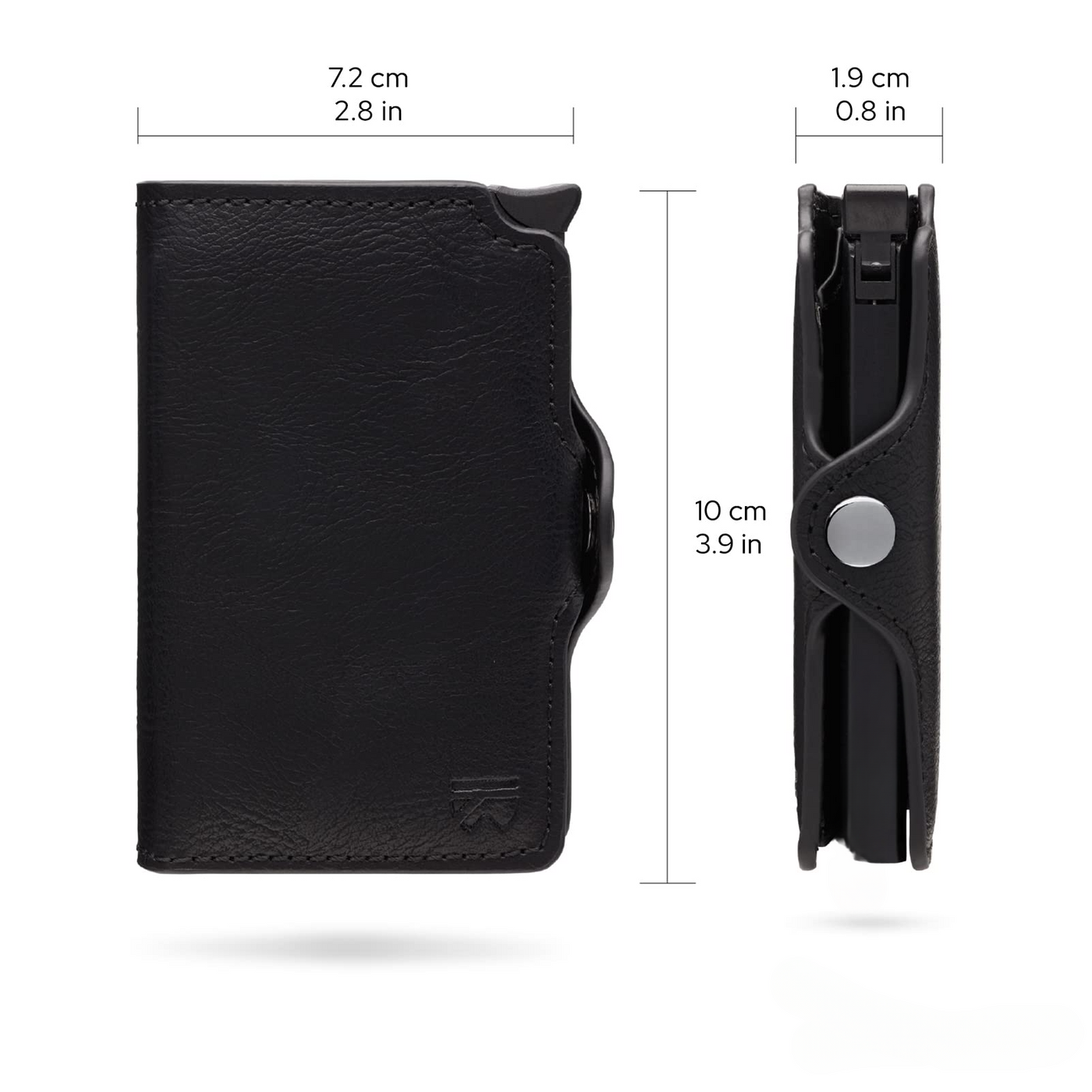 Porte-carte et porte-badge avec protection RFID et pince à billets