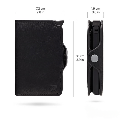 Porte-carte et porte-badge avec protection RFID et pince à billets